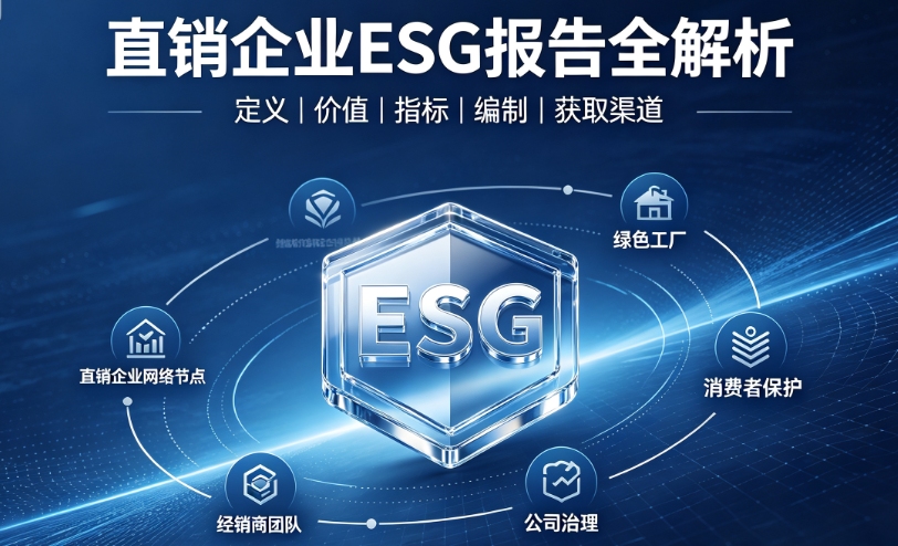 【重磅】ESG 正在重塑直销行业：什么是 ESG？哪些直销企业已经发布 ESG 报告？