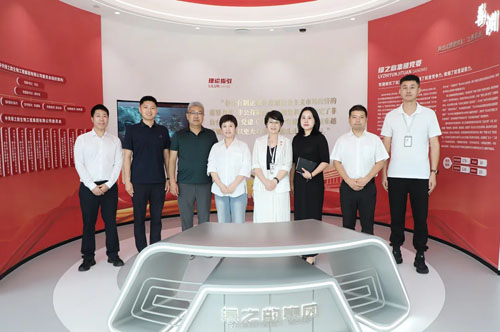 中共长沙开福区委社会工作部部长调研绿之韵