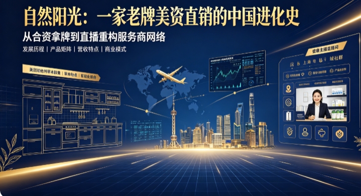自然阳光:十年复合增长17.7%,一家老牌美资直销的中国进化史|从家庭作坊到直播重构直销