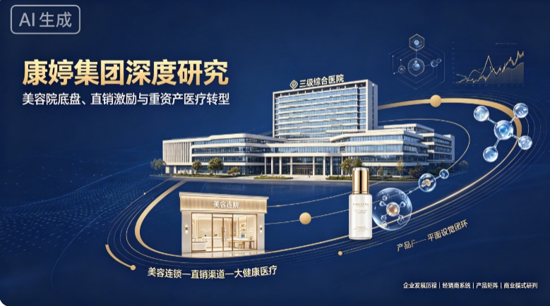 读懂康婷：美容院为底盘叠加直销激励，从化妆品代工到50亿医院，一个时代造就的复合型商业模式