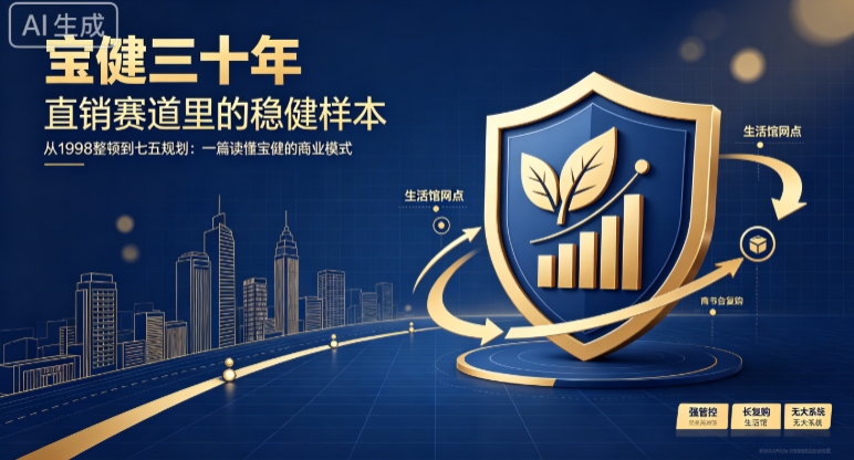 激进扩张VS稳健深耕：宝健，直销赛道两种路线的对照样本，拆解其独特直销逻辑