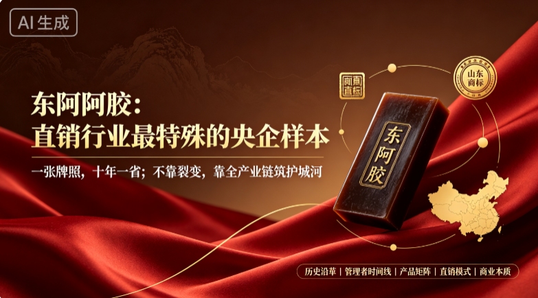 案例｜东阿阿胶全拆解：老字号入局直销，为何和别家完全不一样？四次商业模式迭代+三大增长曲线，带来哪些启示？