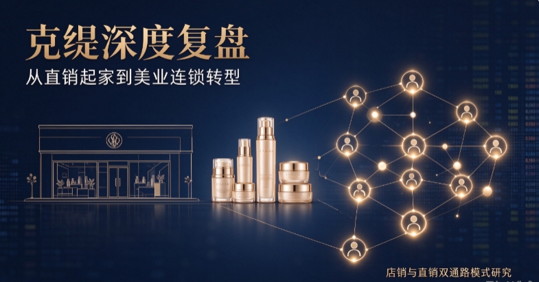 克缇深度复盘：直销行业独一份的「店销 + 直销」双通路试验，为何最终选择放弃直销增长？