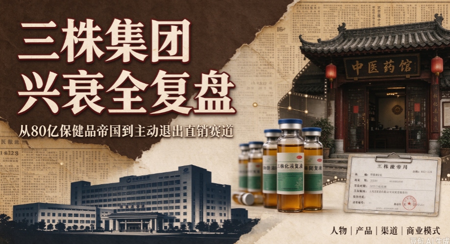 三株集团兴衰全复盘：从 80 亿保健品帝国到主动退出直销赛道